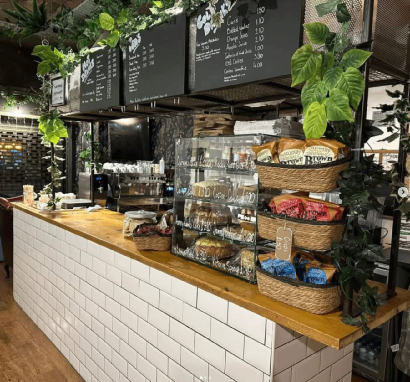 Inside 4 Seasons Coffee House — bright, welcoming café interior